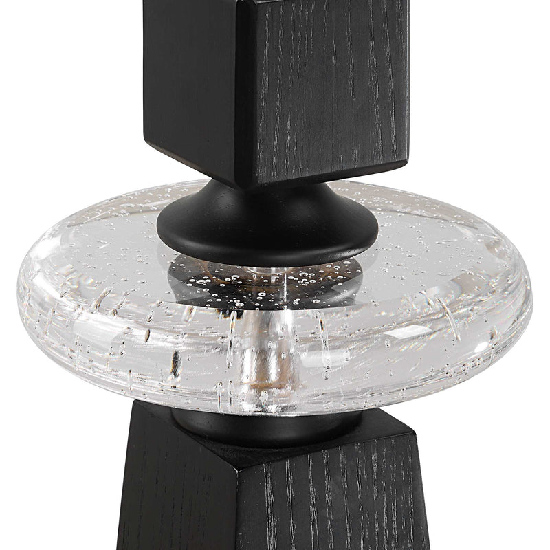 Uttermost 18231 Ebon Glow Floor Candleholders Set/2