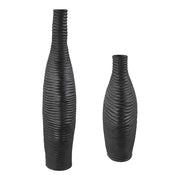 Uttermost 18243 Duostacked Black Vases Set/2