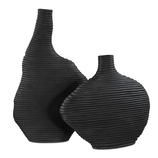 Uttermost 18243 Duostacked Black Vases Set/2