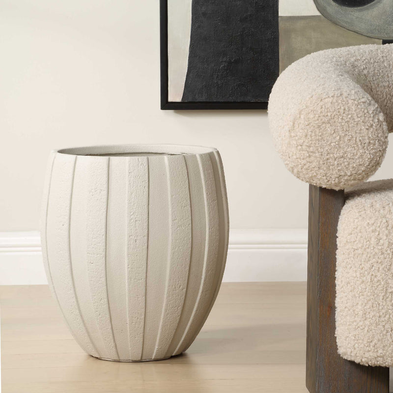 Uttermost 18251 Ridgehaven Textured Outdoor Planter