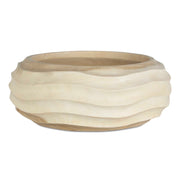 Uttermost 17136 Waveform Bleached Wood Bowl
