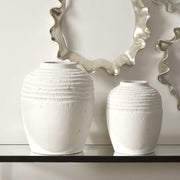 Uttermost 18245 Luna Ridge White Ceramic Vases Set/2