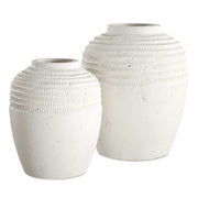 Uttermost 18245 Luna Ridge White Ceramic Vases Set/2