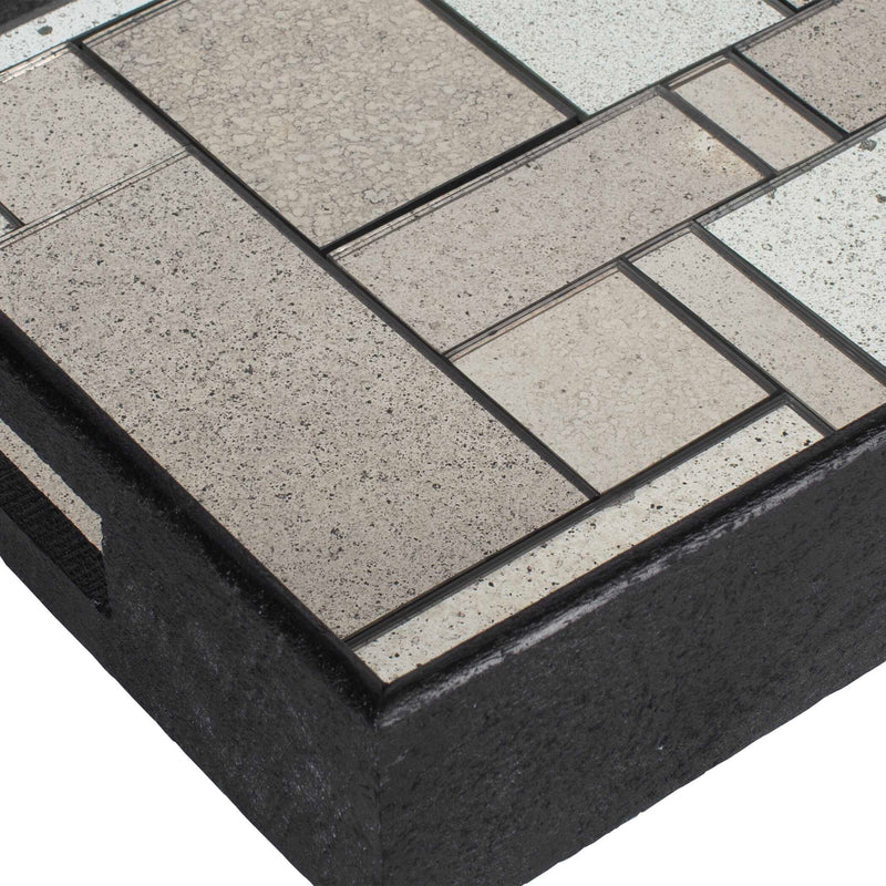 Uttermost 18261 Modern Mosaic Antique Mirrored Tray