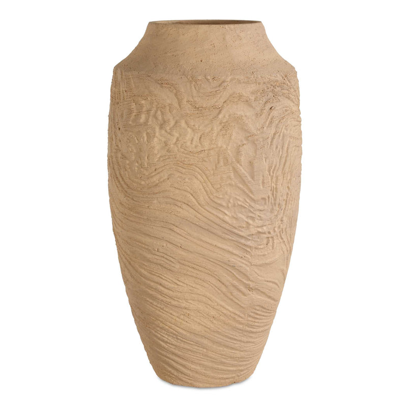Uttermost 18267 Sandstone Flow Large Terracotta Vase