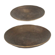 Uttermost 18255 Stratum Round Brass Bowls Set/2