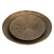 Uttermost 18255 Stratum Round Brass Bowls Set/2