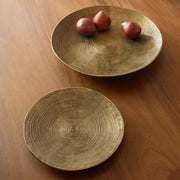 Uttermost 18255 Stratum Round Brass Bowls Set/2