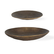Uttermost 18255 Stratum Round Brass Bowls Set/2