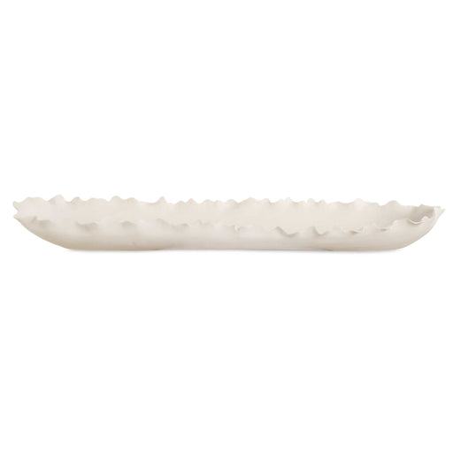 Uttermost 18269 Ripple Crest White Bowl