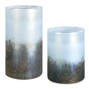 Uttermost 18253 Midnight Mist Cylindrical Vases Set/2