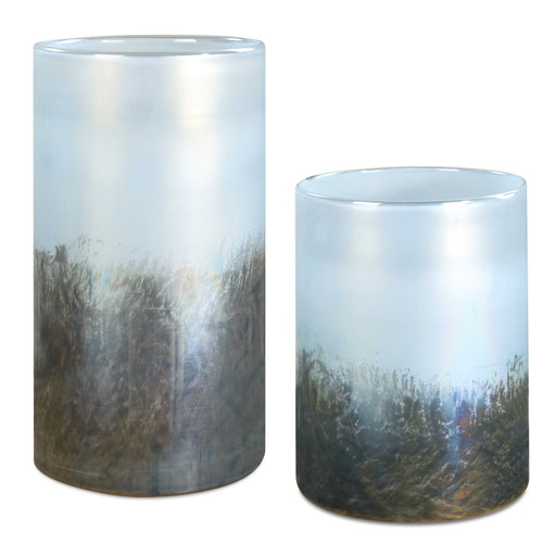 Uttermost 18253 Midnight Mist Cylindrical Vases Set/2