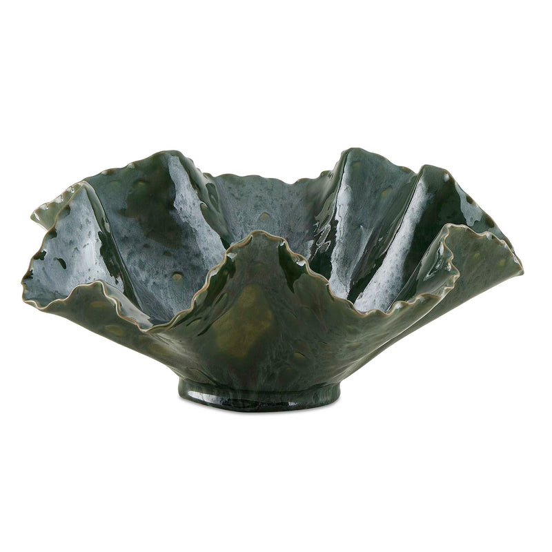 Uttermost 18252 Verdant Bloom Emerald Outdoor Bowl