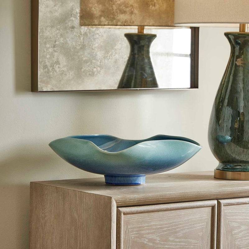 Uttermost 18249 Blue Lagoon Outdoor Bowl