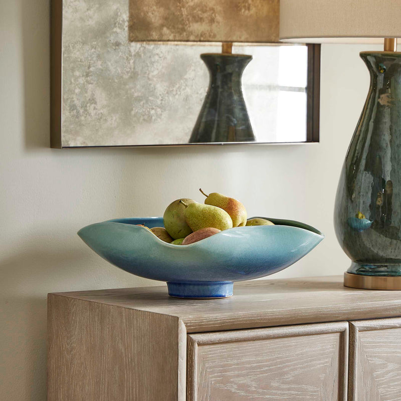 Uttermost 18249 Blue Lagoon Outdoor Bowl