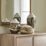 Uttermost 18283 Earthflow Glazed Outdoor Vases Set/3