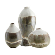Uttermost 18283 Earthflow Glazed Outdoor Vases Set/3