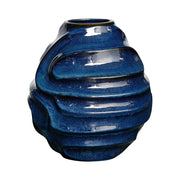 Uttermost 18285 Helix Swirl Blue Outdoor Vase