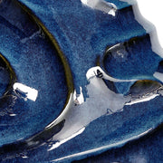 Uttermost 18285 Helix Swirl Blue Outdoor Vase