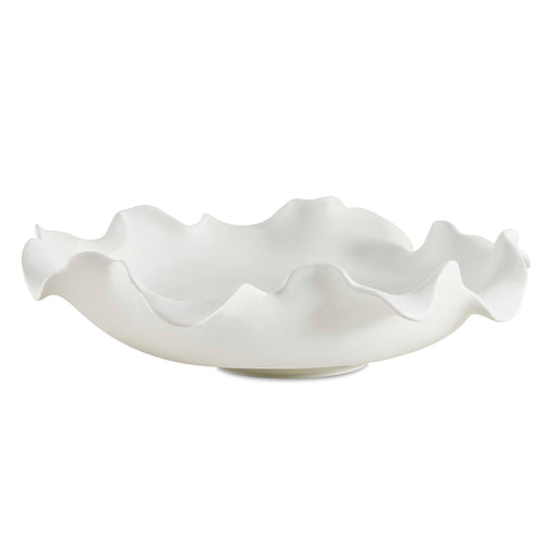 Uttermost 18286 Wave Crest White Outdoor Bowl