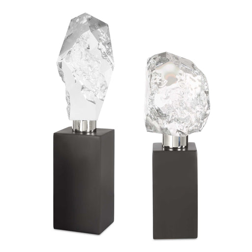 Uttermost 18270 Crystal Peak Sculptures Set/2