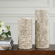 Uttermost 18272 Timber Swirl Earth Tone Vases Set/2
