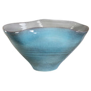 Uttermost 18278 Blue Crest Ceramic Bowl