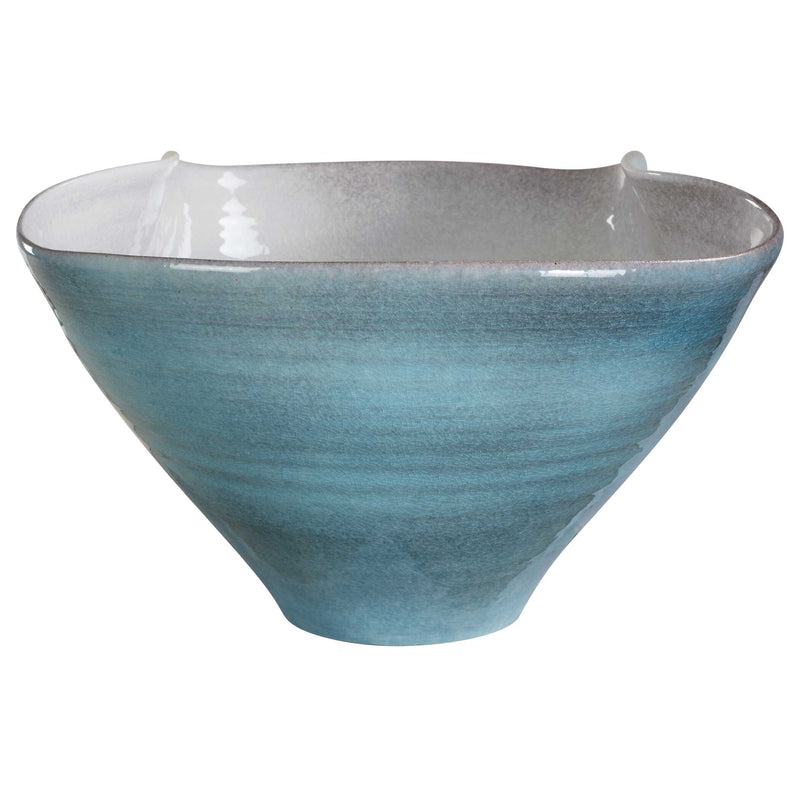 Uttermost 18278 Blue Crest Ceramic Bowl