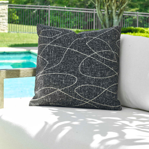 Uttermost 64063 Loopy Loop Outdoor Onyx Pillow