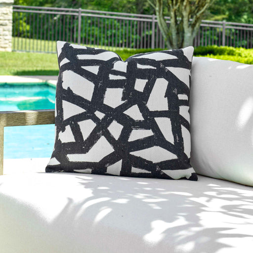 Uttermost 64066 Draft Onyx Outdoor Pillow