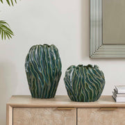 Uttermost 18325 Veridian Ridge Indoor-Outdoor Vases Set/2