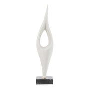Uttermost 18311 Fluid Drop White Stone Sculpture