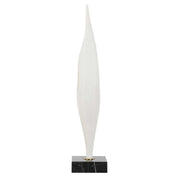 Uttermost 18311 Fluid Drop White Stone Sculpture