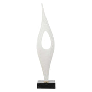 Uttermost 18311 Fluid Drop White Stone Sculpture