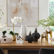 Uttermost 18313 Umbrian White & Brown Gourd Vases Set/2