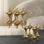 Uttermost 18314 Gilded Connection Modern Sculptures Set/2