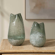 Uttermost 18318 Chianti Seeded Glass Vases Set/2