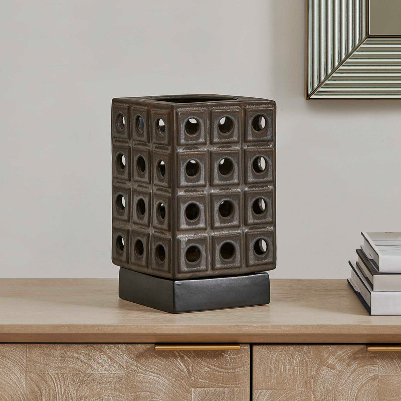 Uttermost 18322 Lattice Indoor-Outdoor Lantern Candleholder