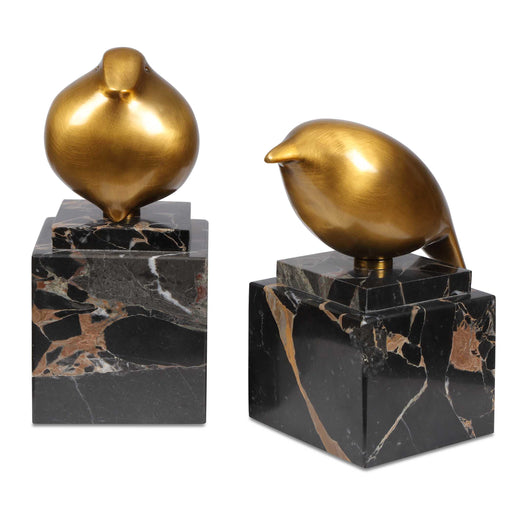 Uttermost 18301 Golden Finch Bird Figurines Set/2