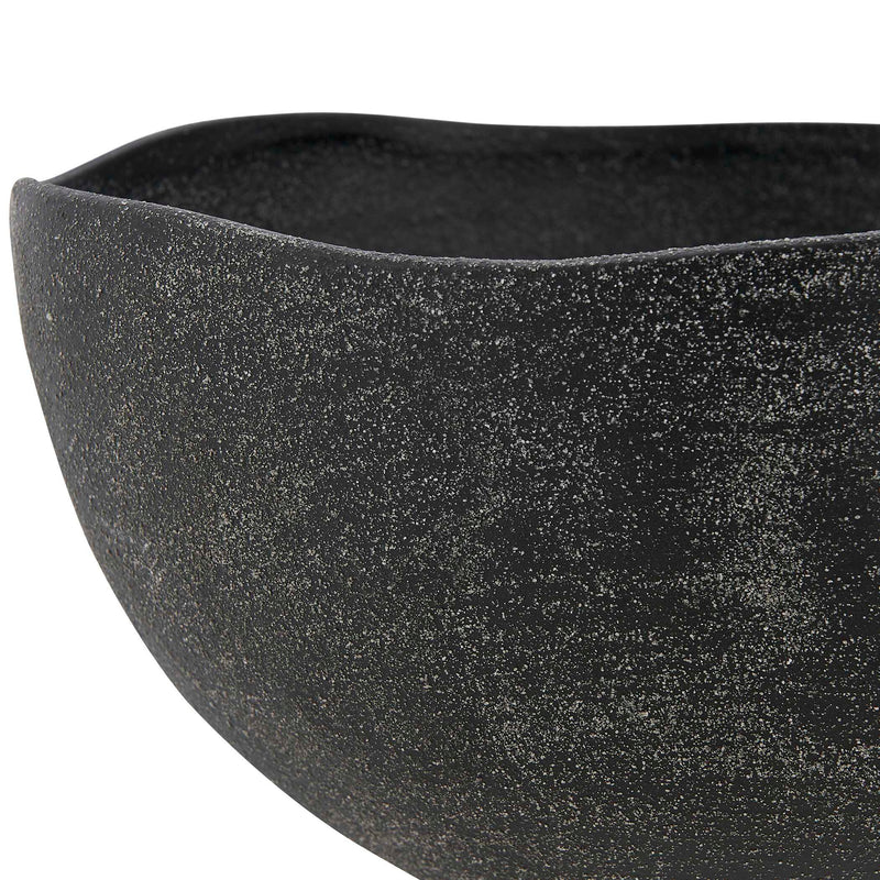Uttermost 18323 Komorebi Indoor-Outdoor Black Bowl