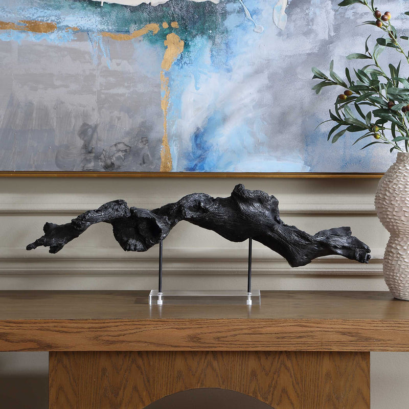Uttermost Charred Timber Sculpture