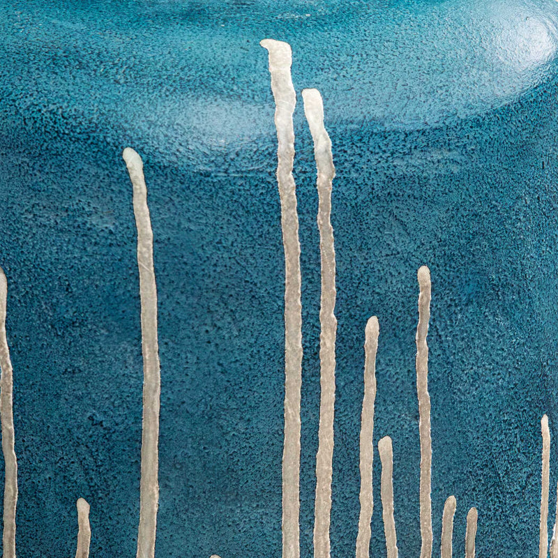 Uttermost Coastal Cascade Indoor-Outdoor Blue Vases Set/2