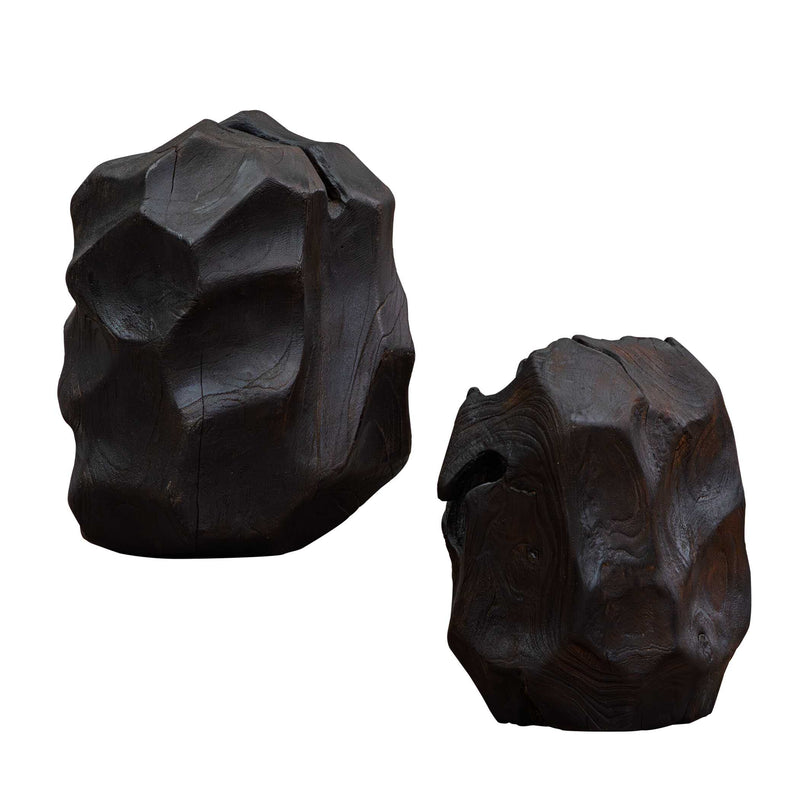 Uttermost Ember Root Teak Sculpture Set/2