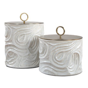 Uttermost Ivory Tide Indoor-Outdoor Canisters Set/2