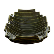 Uttermost Harbor Ridge Olive Green Bowl