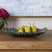 Uttermost Harbor Ridge Olive Green Bowl