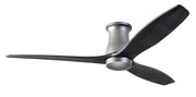 Modern Fan Company Arbor Flush DC 54-inch graphite ceiling fan with ebony blades and remote, modern flush mount hugger fan