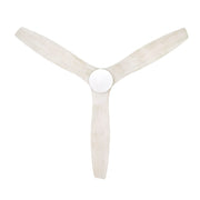 Modern Fan Company Arbor Flush DC 54" Gloss White Ceiling Fan with Whitewash Blades and Remote - ALCOVE LIGHTING