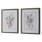 Uttermost 32341 Delicate Flowers Framed Prints Set/2