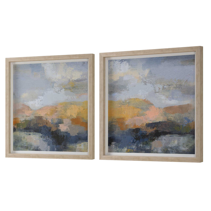 Uttermost 32342 Dusk Framed Prints Set/2